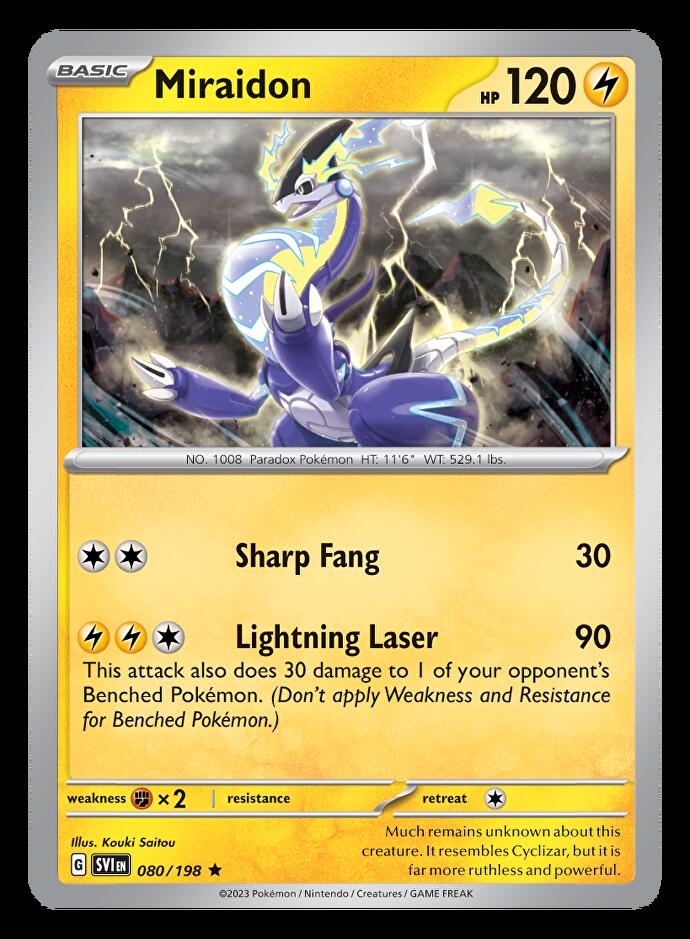 Первые карты из коллекционной карточной игры Pokémon: раскрыто расширение Scarlet & Violet